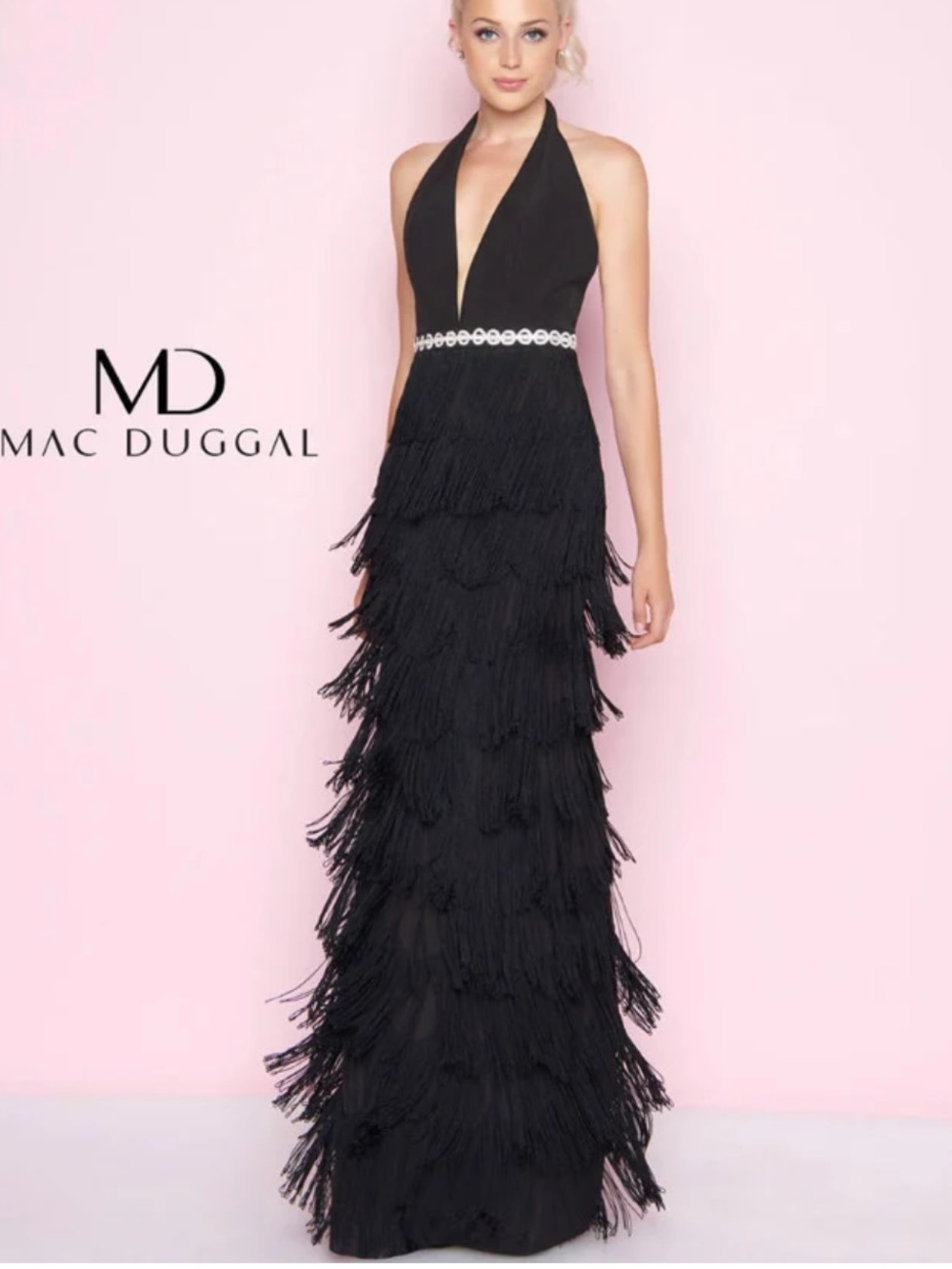 MacDuggal 77417 black size 12 NWT brand new never worn before